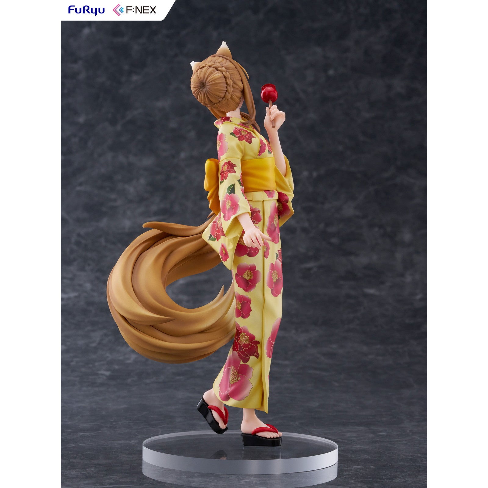 【新品即納】[FIG] ホロ 浴衣Ver. 狼と香辛料 MERCHANT MEETS THE WISE WOLF 1/7 完成品 フィギュア(AMU-FNX1096) フリュー(20250413)