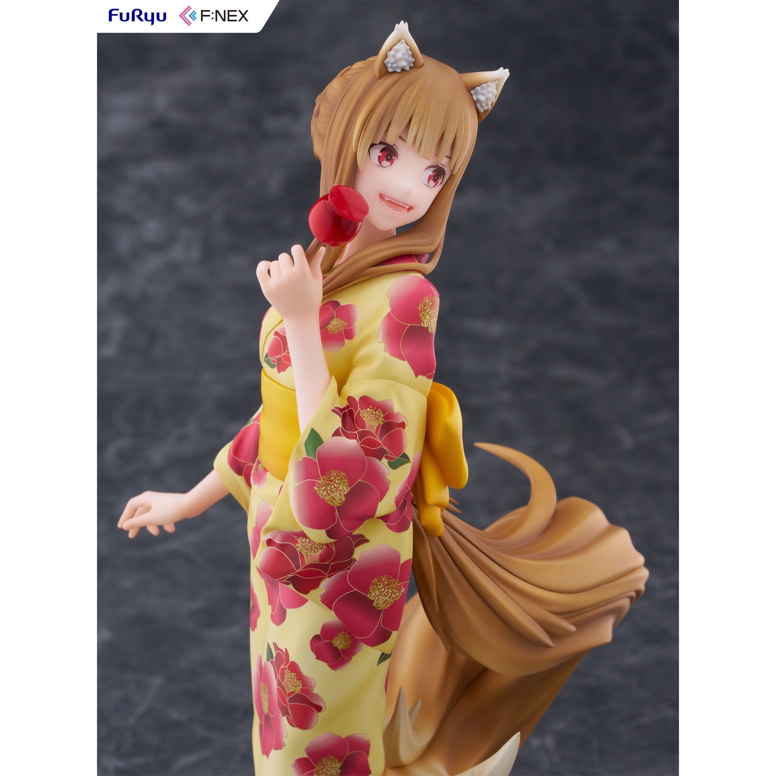 【新品即納】[FIG] ホロ 浴衣Ver. 狼と香辛料 MERCHANT MEETS THE WISE WOLF 1/7 完成品 フィギュア(AMU-FNX1096) フリュー(20250413)