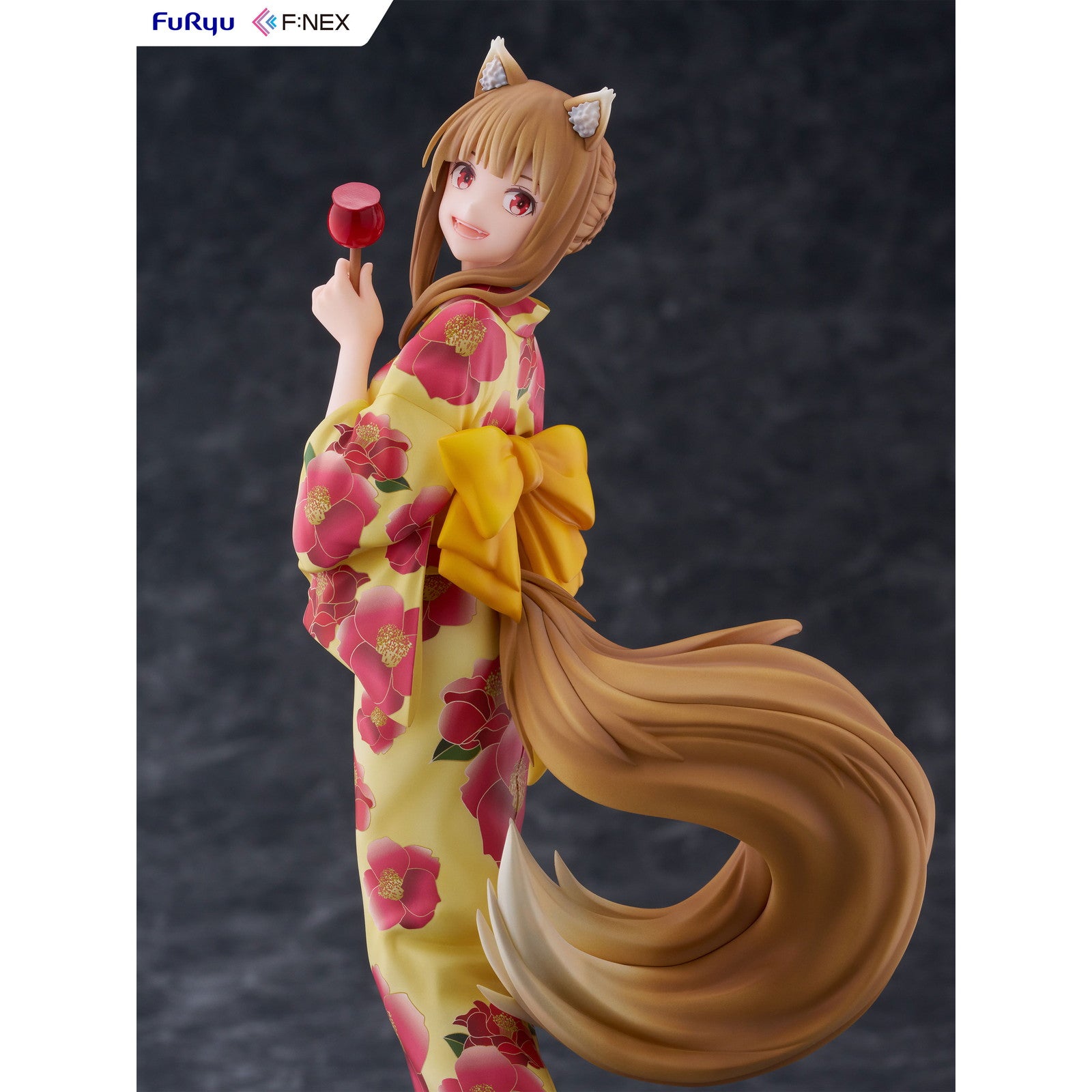 【新品即納】[FIG] ホロ 浴衣Ver. 狼と香辛料 MERCHANT MEETS THE WISE WOLF 1/7 完成品 フィギュア(AMU-FNX1096) フリュー(20250413)