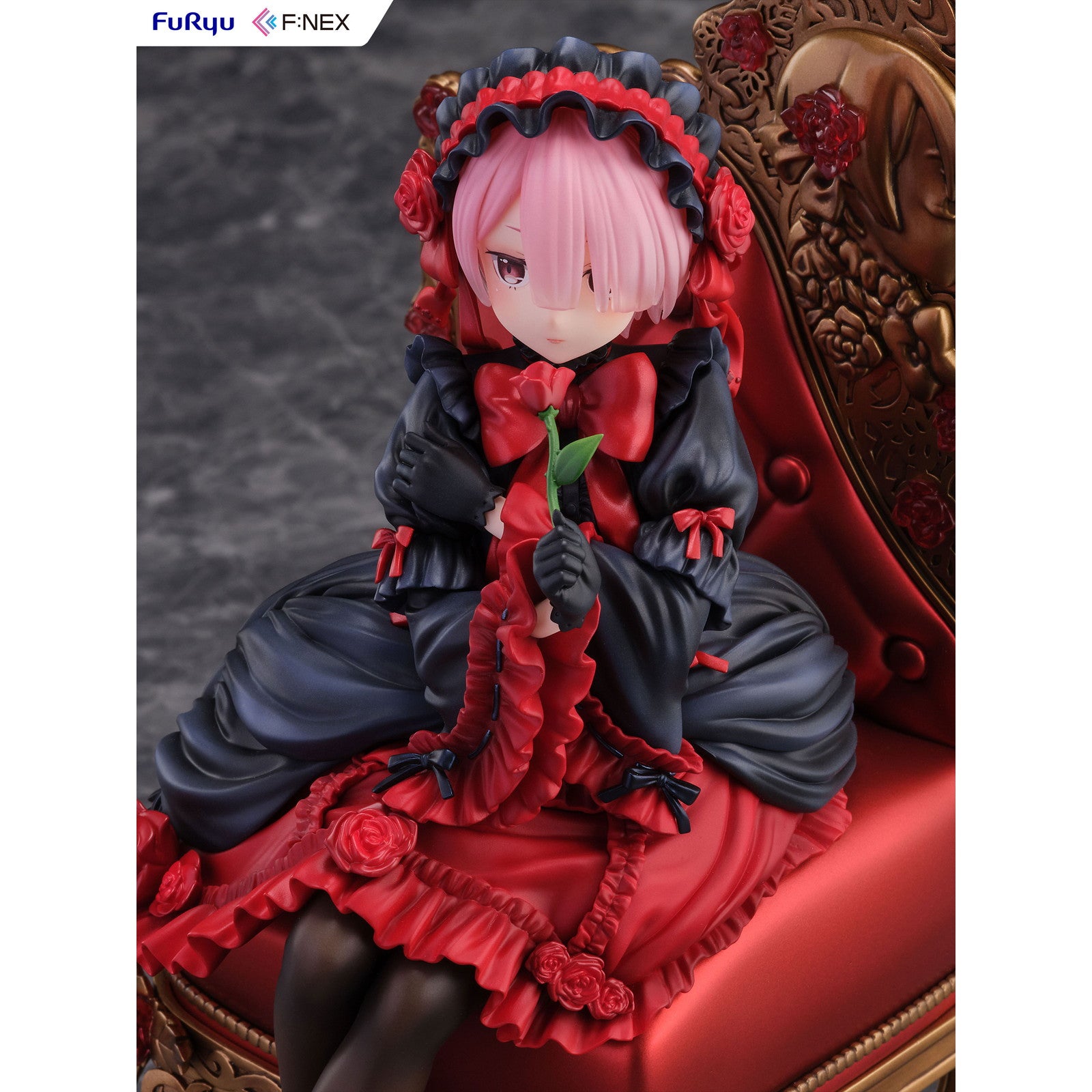 【新品即納】[FIG] ラム Gothic ver. Re:ゼロから始める異世界生活 1/7 完成品 フィギュア(AMU-FNX0942) フリュー(20250523)
