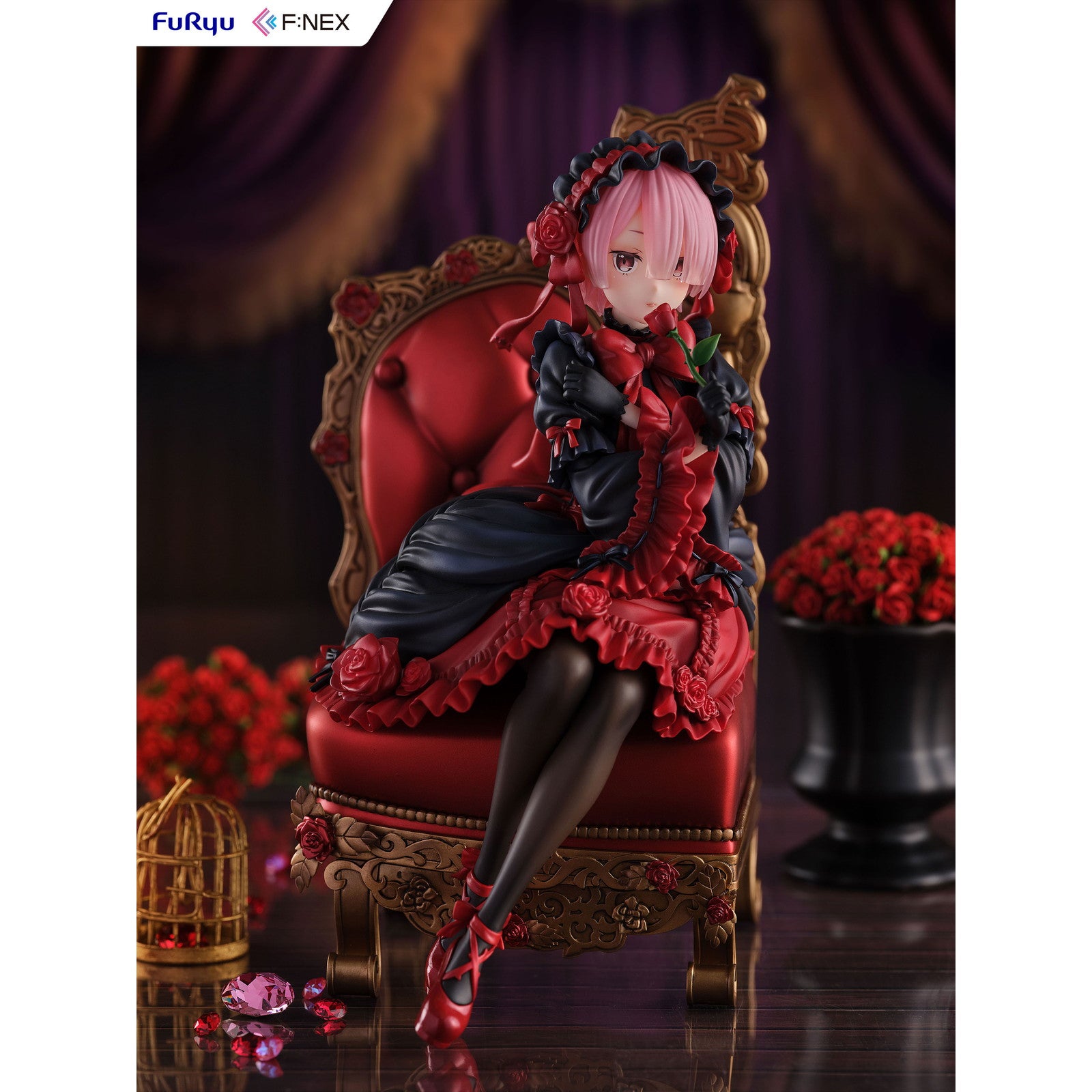 【新品即納】[FIG] ラム Gothic ver. Re:ゼロから始める異世界生活 1/7 完成品 フィギュア(AMU-FNX0942) フリュー(20250523)