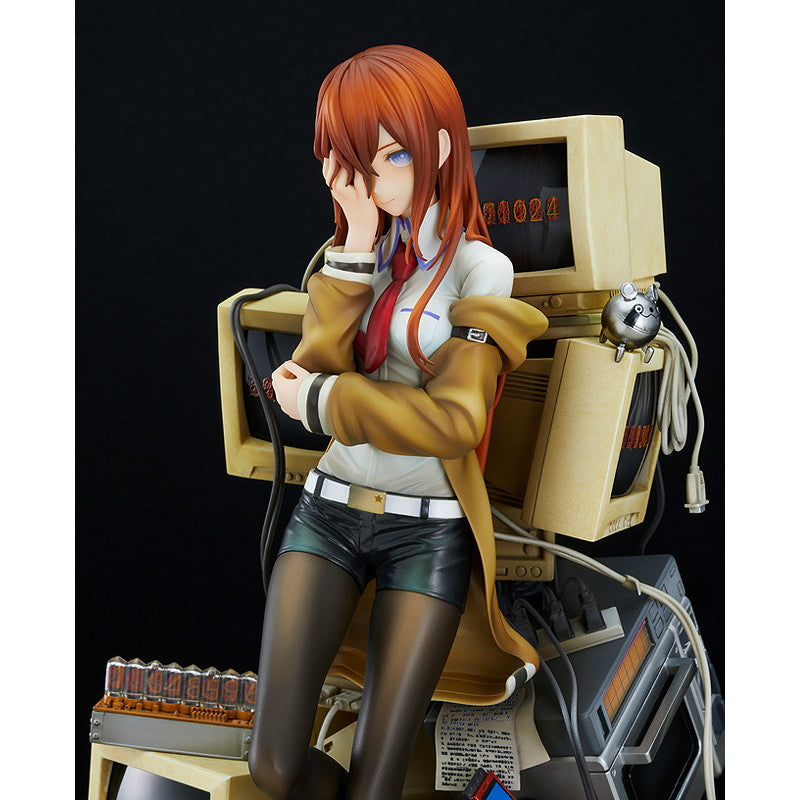 【中古即納】[FIG] (再販) 牧瀬紅莉栖～運命探知の魔眼(リーディング・シュタイナー)～(まきせくりす) STEINS;GATE(シュタインズ・ゲート) 1/7 完成品 フィギュア グッドスマイルカンパニー(20250731)
