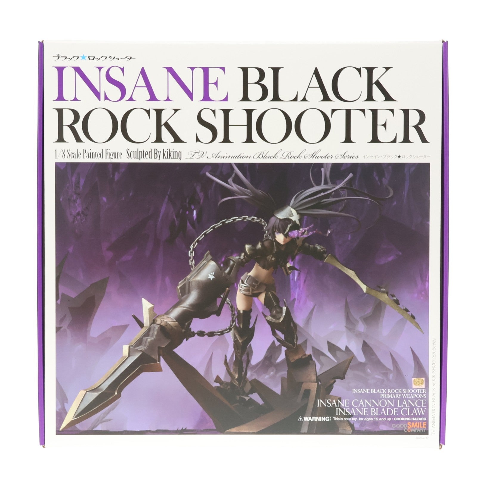 【中古即納】[FIG] (再販) インセイン・ブラック★ロックシューター TV ANIMATION BLACKROCK SHOOTER 1/8 完成品 フィギュア グッドスマイルカンパニー(20250331)