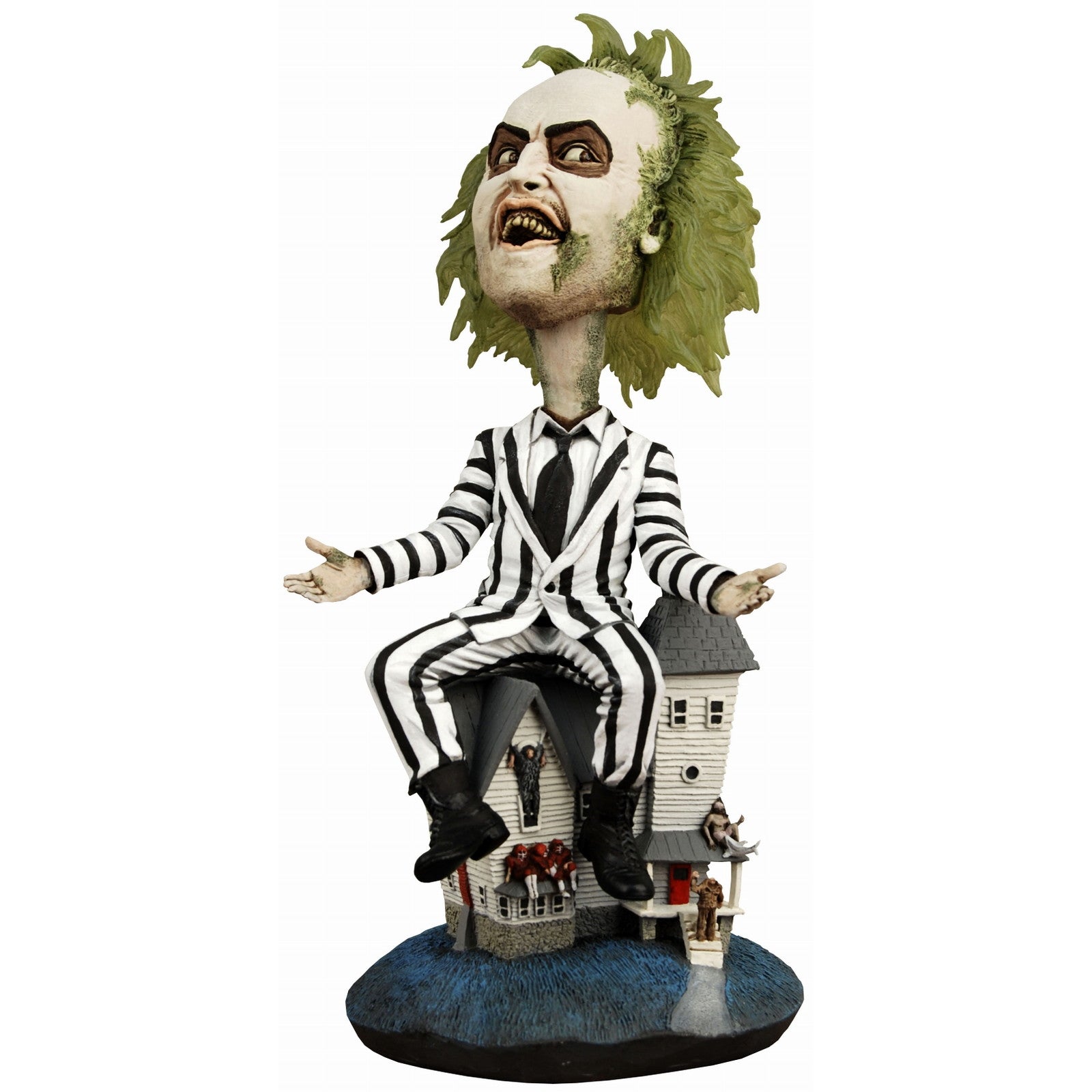 【新品即納】[FIG] ビートルジュース(ストライプスーツ Ver.) ヘッドノッカー 完成品 フィギュア ネカ(20241031)
