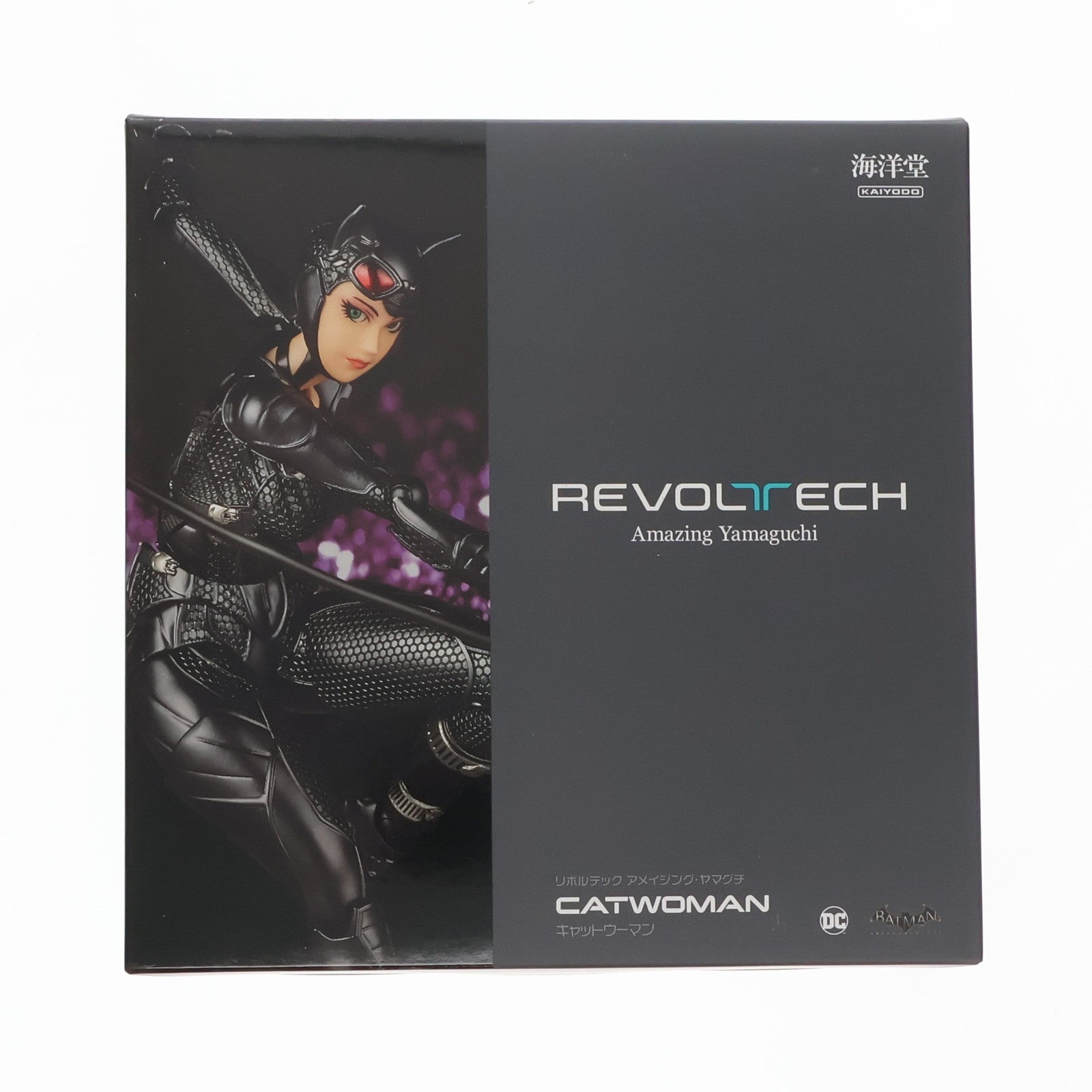 【中古即納】[FIG] 海洋堂直営店限定予約特典付属 アメイジングヤマグチ キャットウーマン バットマン:アーカム・ナイト 完成品 可動フィギュア(NR022) 海洋堂(20240323)