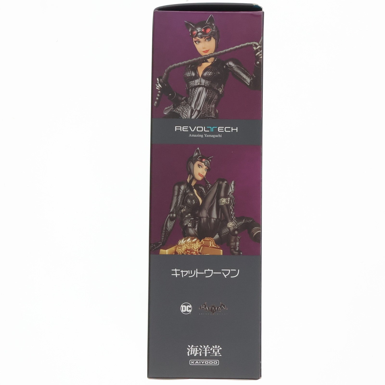 【中古即納】[FIG] 海洋堂直営店限定予約特典付属 アメイジングヤマグチ キャットウーマン バットマン:アーカム・ナイト 完成品 可動フィギュア(NR022) 海洋堂(20240323)
