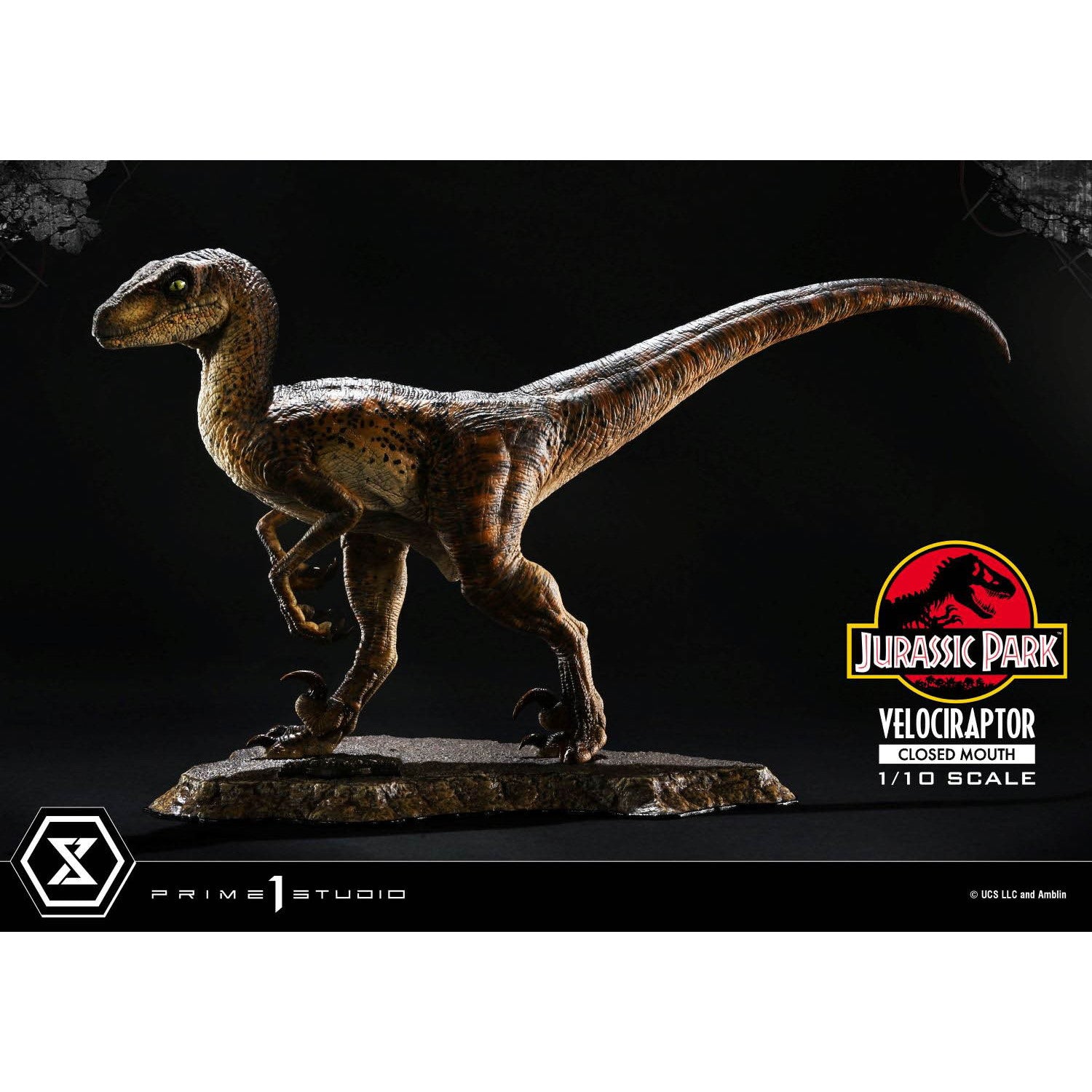 【新品即納】[FIG] プライムコレクタブルフィギュア ヴェロキラプトル クローズマウス ジュラシック・パーク 1/10 完成品 フィギュア(PCFJP-08) プライム1スタジオ(20250907)