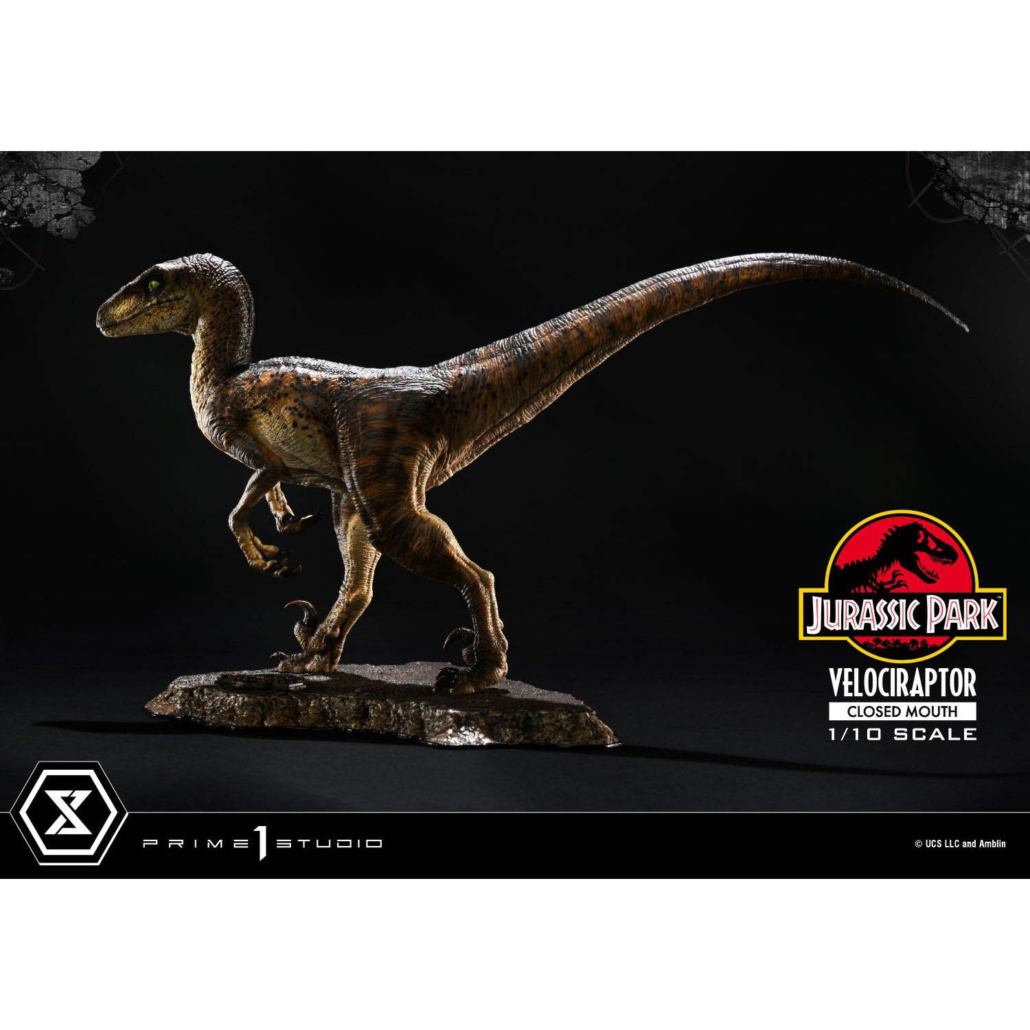 【新品即納】[FIG] プライムコレクタブルフィギュア ヴェロキラプトル クローズマウス ジュラシック・パーク 1/10 完成品 フィギュア(PCFJP-08) プライム1スタジオ(20250907)