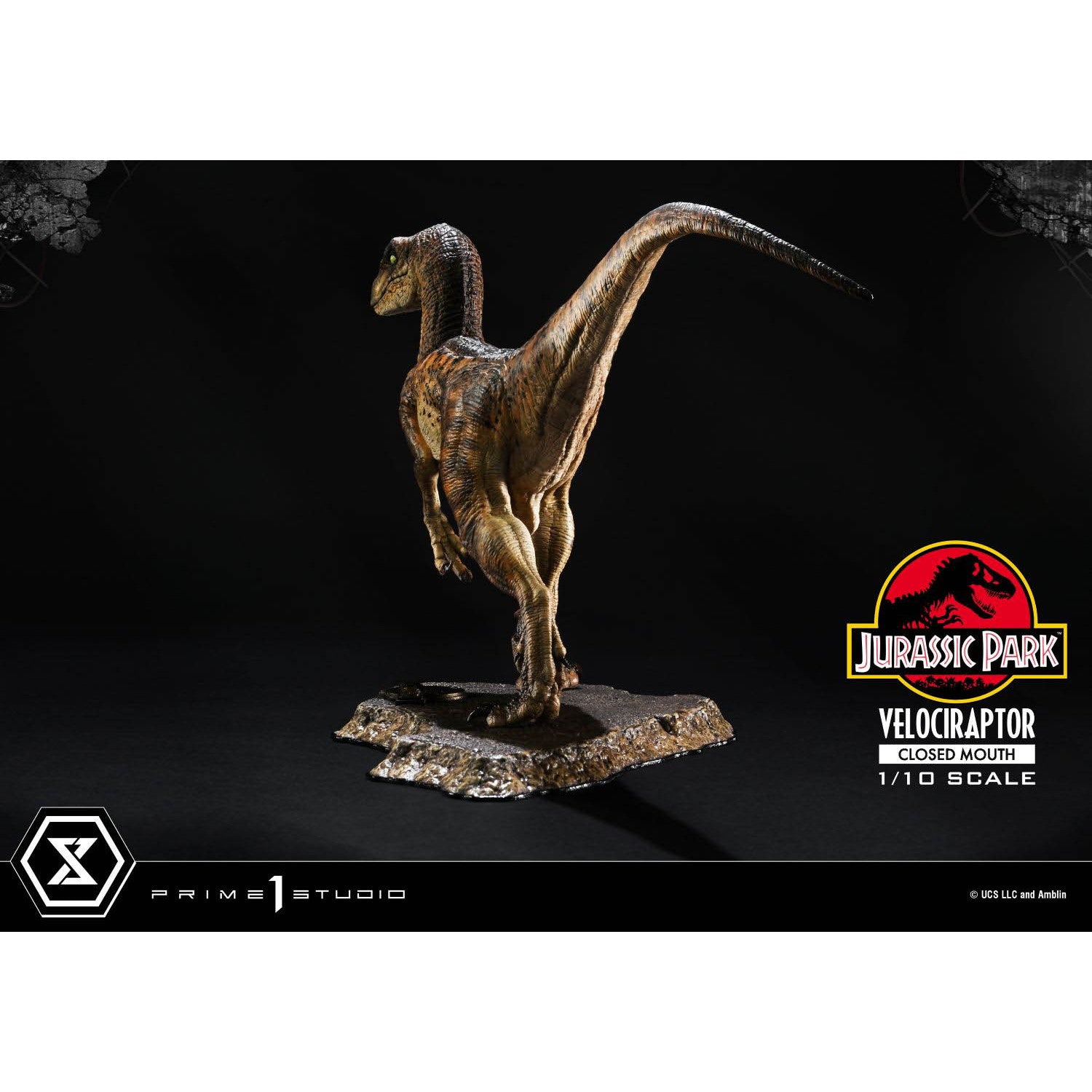 【新品即納】[FIG] プライムコレクタブルフィギュア ヴェロキラプトル クローズマウス ジュラシック・パーク 1/10 完成品 フィギュア(PCFJP-08) プライム1スタジオ(20250907)