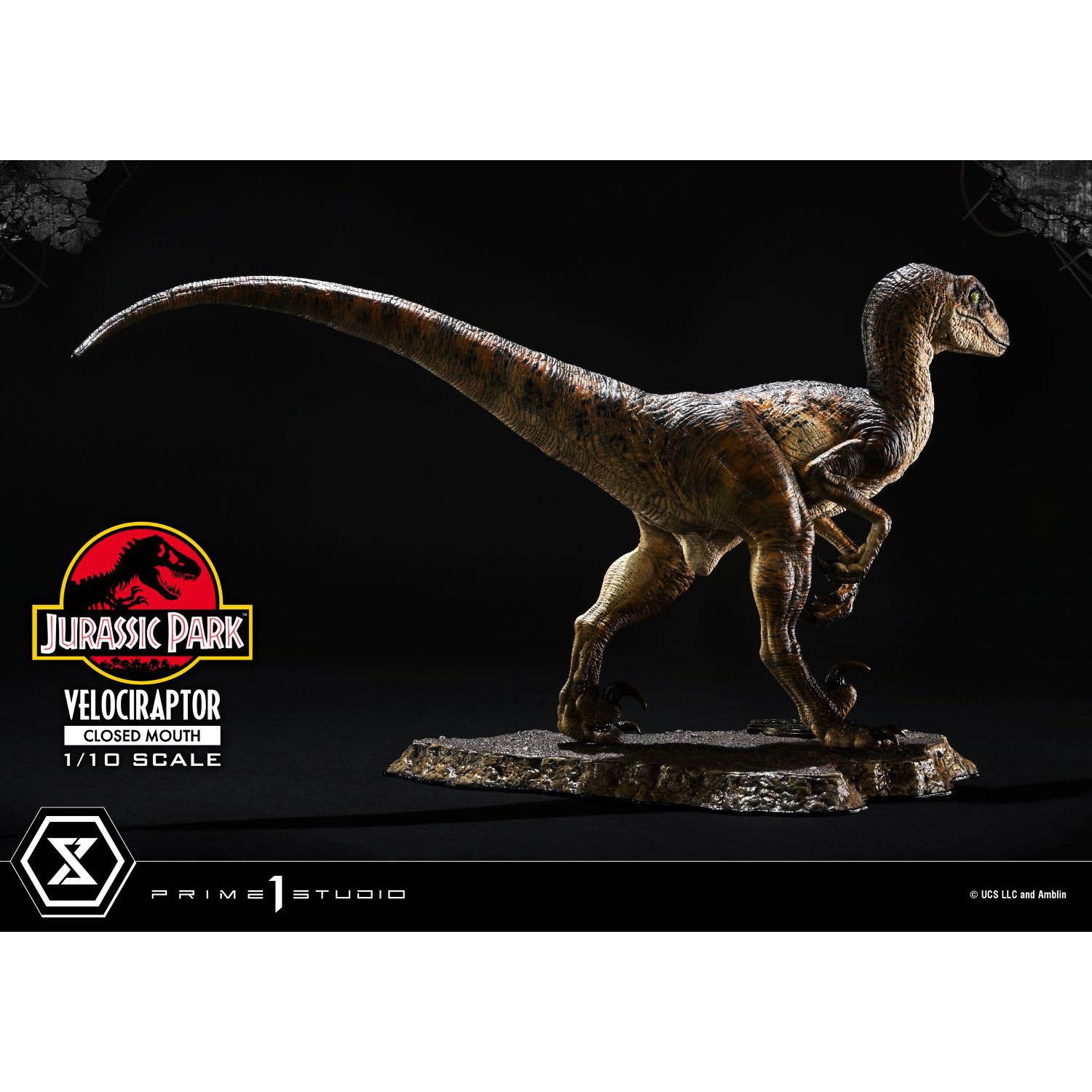 【新品即納】[FIG] プライムコレクタブルフィギュア ヴェロキラプトル クローズマウス ジュラシック・パーク 1/10 完成品 フィギュア(PCFJP-08) プライム1スタジオ(20250907)