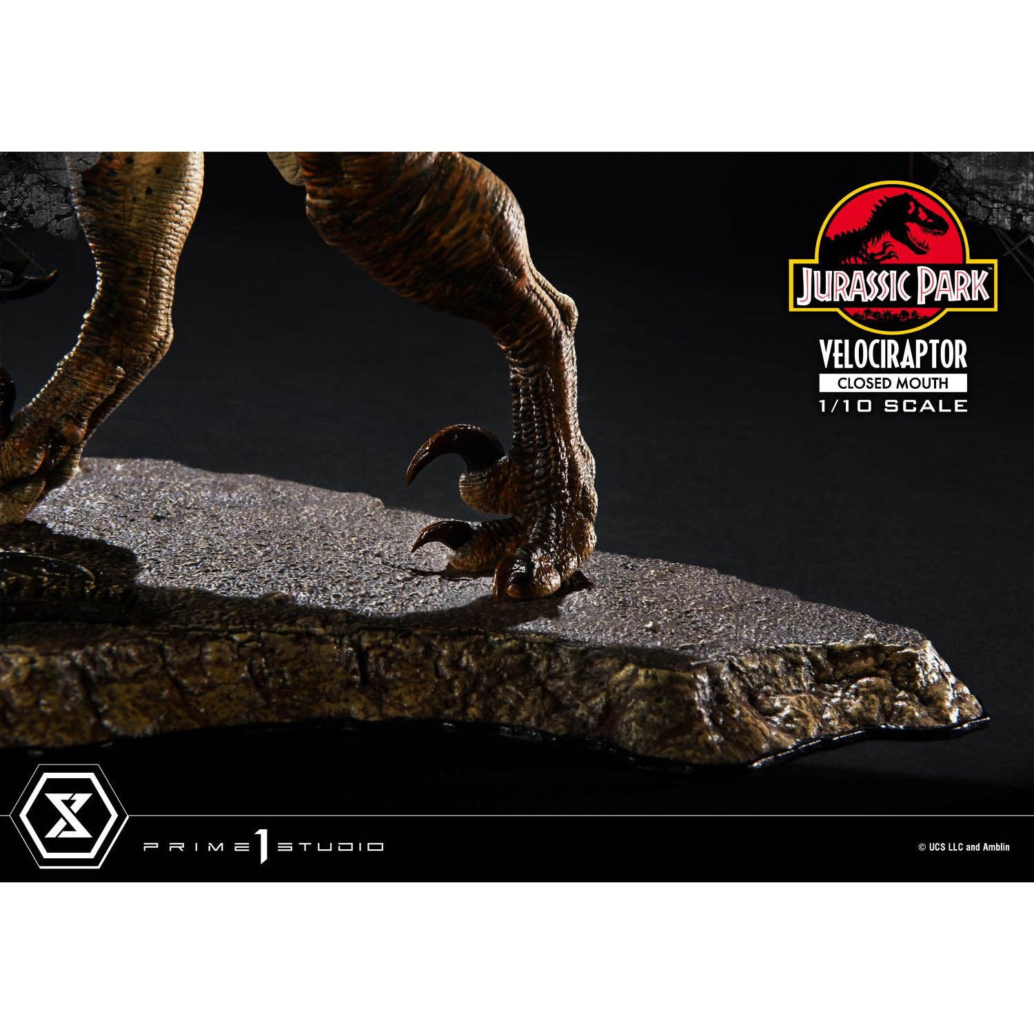 【新品即納】[FIG] プライムコレクタブルフィギュア ヴェロキラプトル クローズマウス ジュラシック・パーク 1/10 完成品 フィギュア(PCFJP-08) プライム1スタジオ(20250907)
