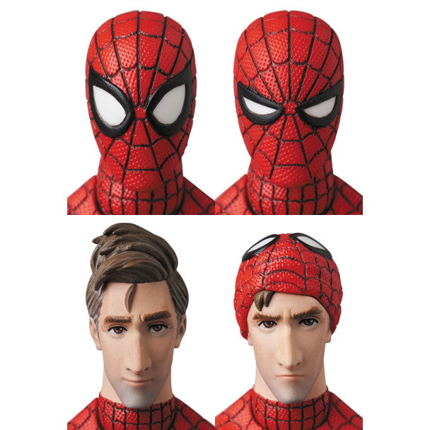 【中古即納】[FIG] マフェックス No.235 MAFEX SPIDER-MAN(Peter B. Parker)(ピーター・B・パーカー) RENEWAL Ver. スパイダーマン:スパイダーバース 完成品 可動フィギュア メディコム・トイ(20240810)