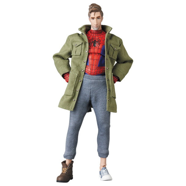【中古即納】[FIG] マフェックス No.235 MAFEX SPIDER-MAN(Peter B. Parker)(ピーター・B・パーカー) RENEWAL Ver. スパイダーマン:スパイダーバース 完成品 可動フィギュア メディコム・トイ(20240810)