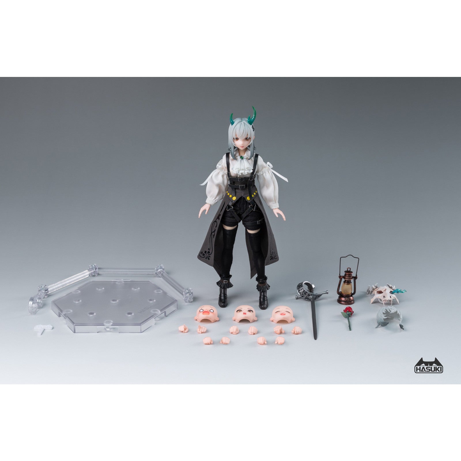 【中古即納】[FIG] POCKET ART シリーズ PA008 薔薇の騎士 グローリア 1/12 完成品 可動フィギュア HASUKI(ハスキ)(20250531)