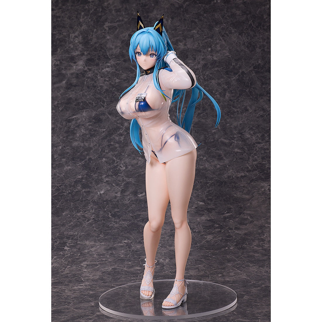 【予約安心出荷】[FIG] B-style ヘルム:アクアマリン 勝利の女神:NIKKE(ニケ) 1/4 完成品 フィギュア FREEing(フリーイング) (2025年4月)