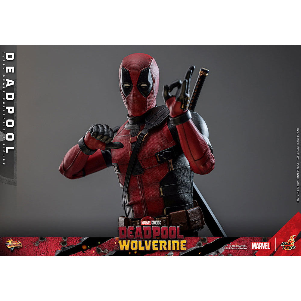 【中古即納】[FIG] ムービー・マスターピース デッドプール デッドプール&ウルヴァリン 1/6 完成品 可動フィギュア(MM#746) ホットトイズ(20241130)