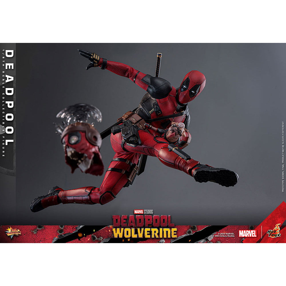 【中古即納】[FIG] ムービー・マスターピース デッドプール デッドプール&ウルヴァリン 1/6 完成品 可動フィギュア(MM#746) ホットトイズ(20241130)