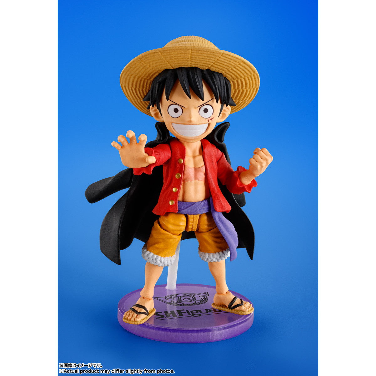 【中古即納】[FIG] ワールドコレクタブルフィギュア×S.H.Figuarts(フィギュアーツ) モンキー・D・ルフィ ONE PIECE(ワンピース) 完成品 可動フィギュア バンダイスピリッツ(20241221)