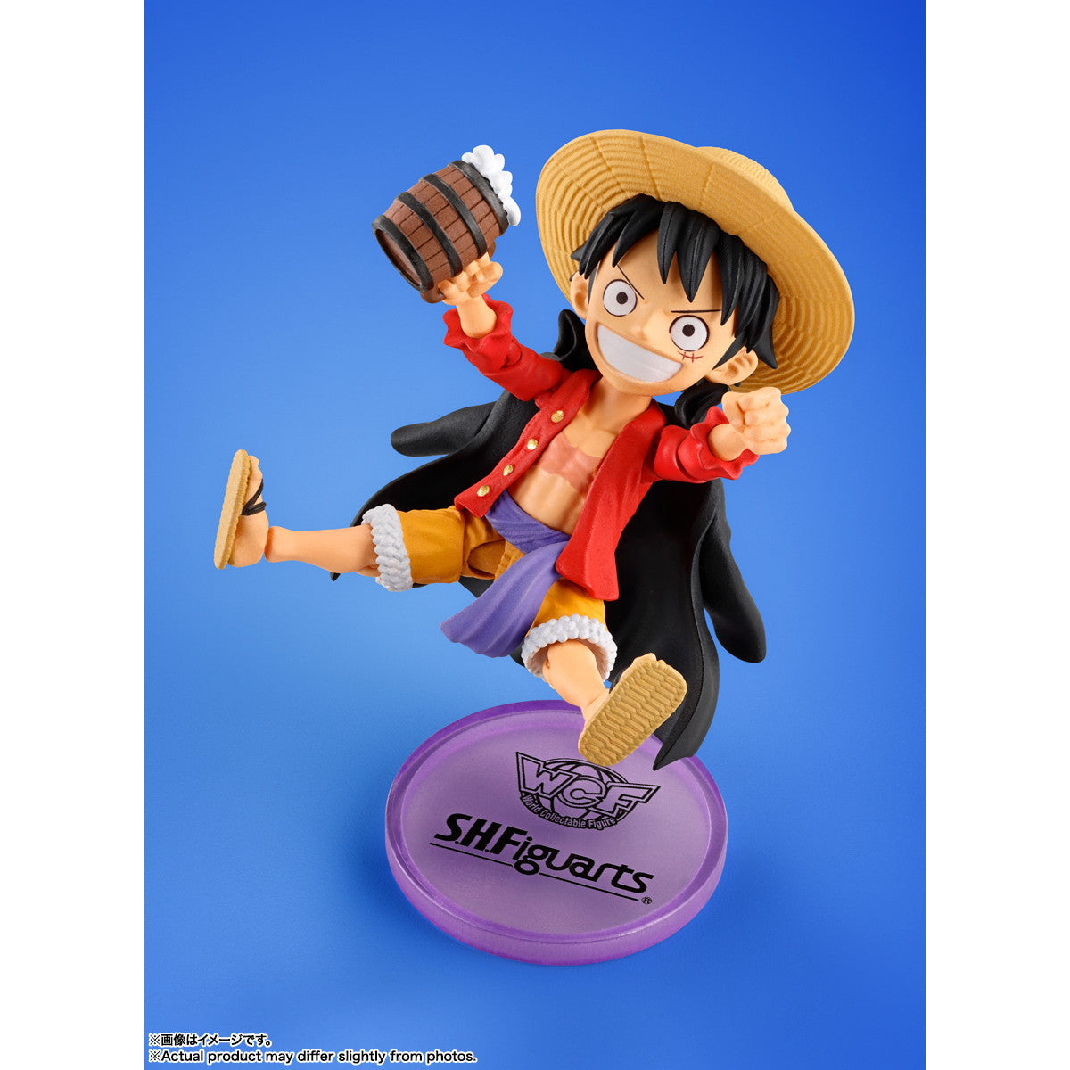 【中古即納】[FIG] ワールドコレクタブルフィギュア×S.H.Figuarts(フィギュアーツ) モンキー・D・ルフィ ONE PIECE(ワンピース) 完成品 可動フィギュア バンダイスピリッツ(20241221)
