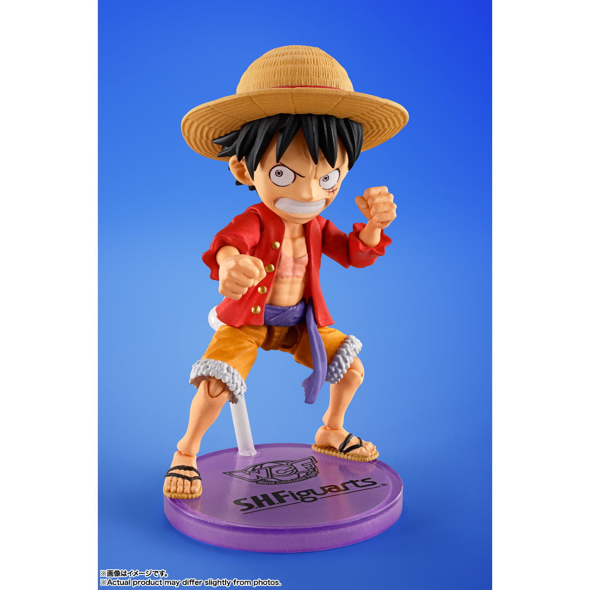 【中古即納】[FIG] ワールドコレクタブルフィギュア×S.H.Figuarts(フィギュアーツ) モンキー・D・ルフィ ONE PIECE(ワンピース) 完成品 可動フィギュア バンダイスピリッツ(20241221)