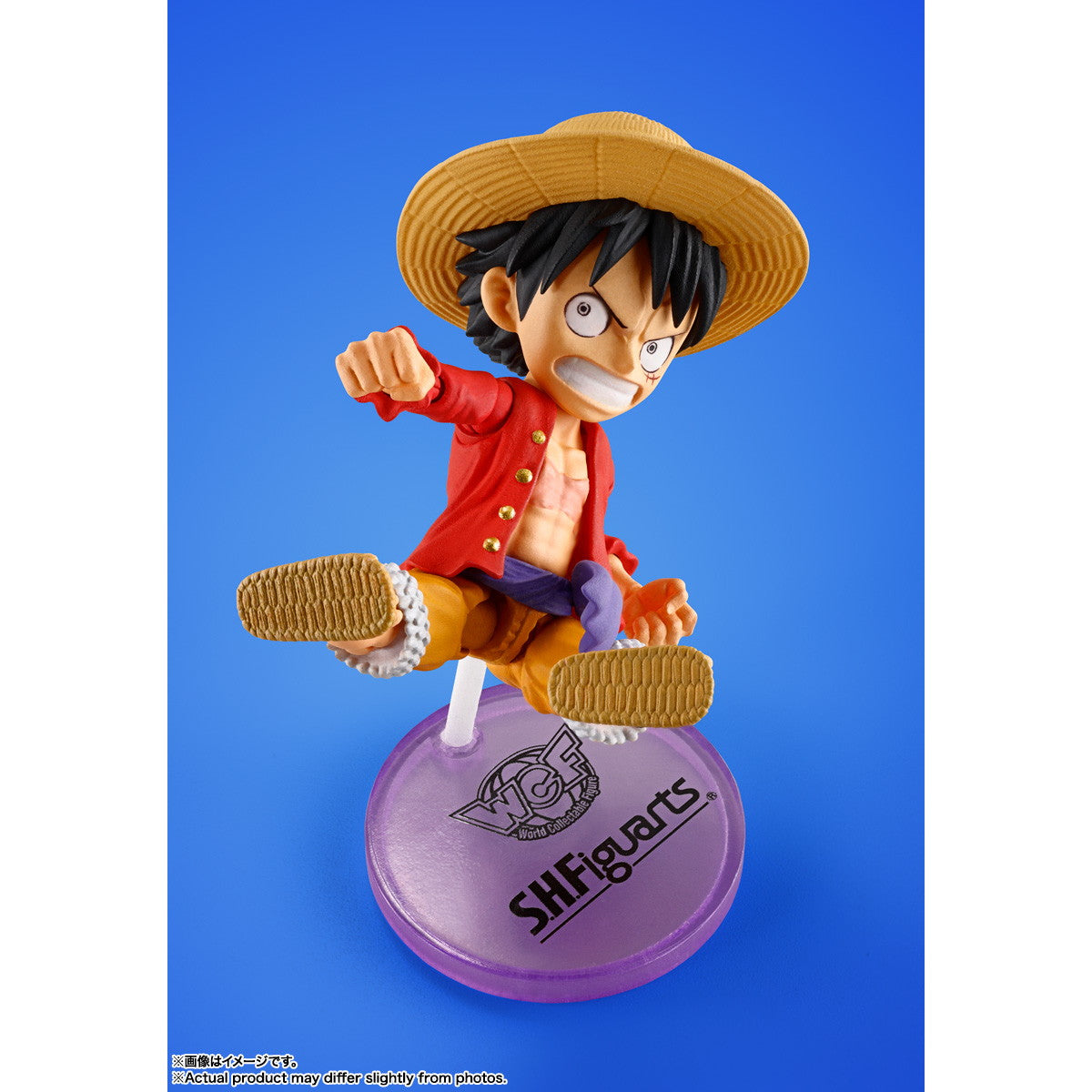 【中古即納】[FIG] ワールドコレクタブルフィギュア×S.H.Figuarts(フィギュアーツ) モンキー・D・ルフィ ONE PIECE(ワンピース) 完成品 可動フィギュア バンダイスピリッツ(20241221)