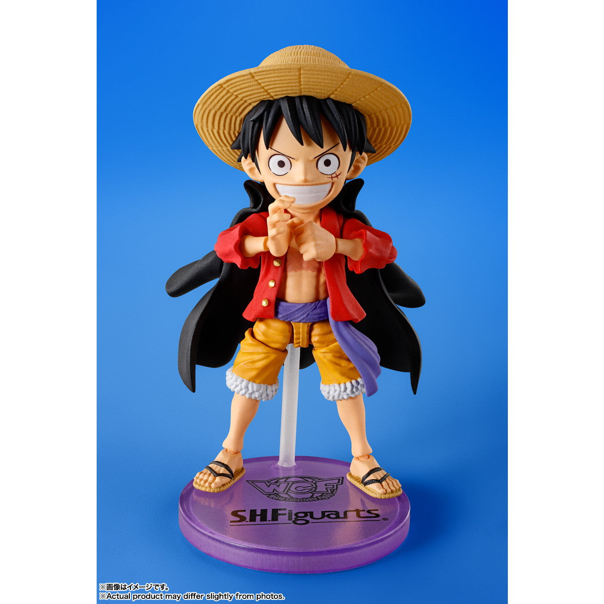 【中古即納】[FIG] ワールドコレクタブルフィギュア×S.H.Figuarts(フィギュアーツ) モンキー・D・ルフィ ONE PIECE(ワンピース) 完成品 可動フィギュア バンダイスピリッツ(20241221)