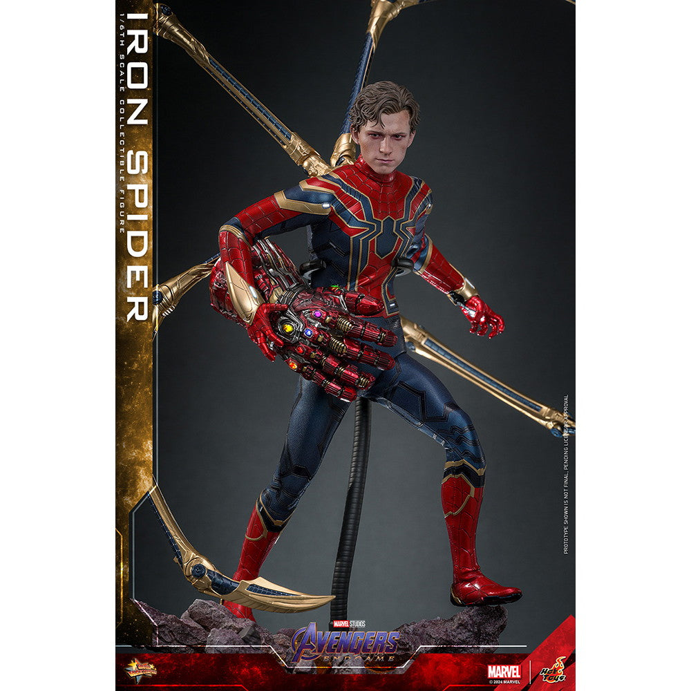 【予約安心出荷】[FIG]ムービー・マスターピース アイアン・スパイダー アベンジャーズ/エンドゲーム 1/6 完成品 可動フィギュア(MM#761)  ホットトイズ(2025年8月)