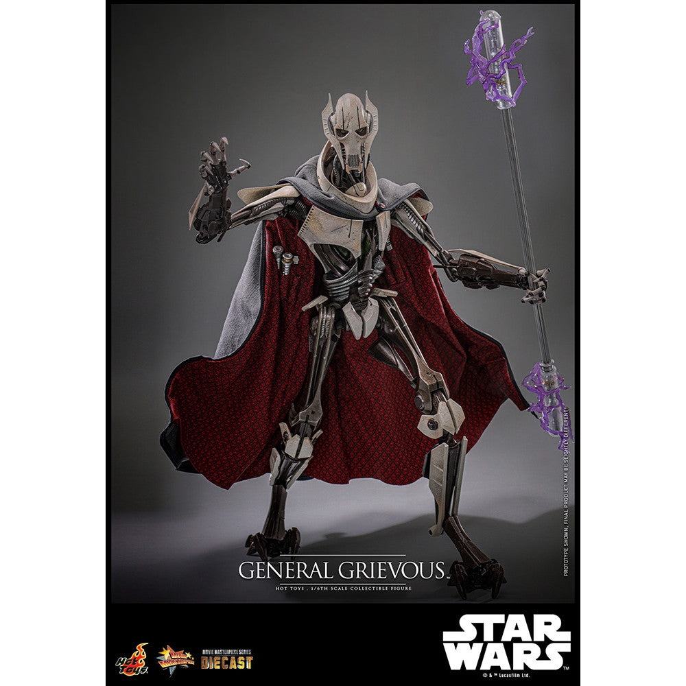 【予約安心出荷】[FIG] ムービー・マスターピース DIECAST グリーヴァス将軍 STAR WARS(スター・ウォーズ) エピソード3/シスの復讐 1/6 完成品 可動フィギュア(MM#760D67) ホットトイズ(2025年11月)