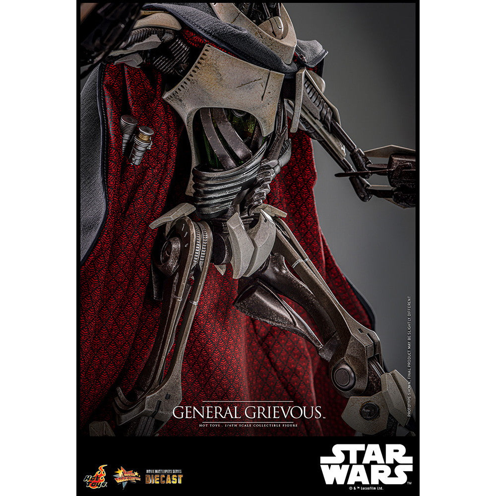 【予約安心出荷】[FIG] ムービー・マスターピース DIECAST グリーヴァス将軍 STAR WARS(スター・ウォーズ) エピソード3/シスの復讐 1/6 完成品 可動フィギュア(MM#760D67) ホットトイズ(2025年11月)