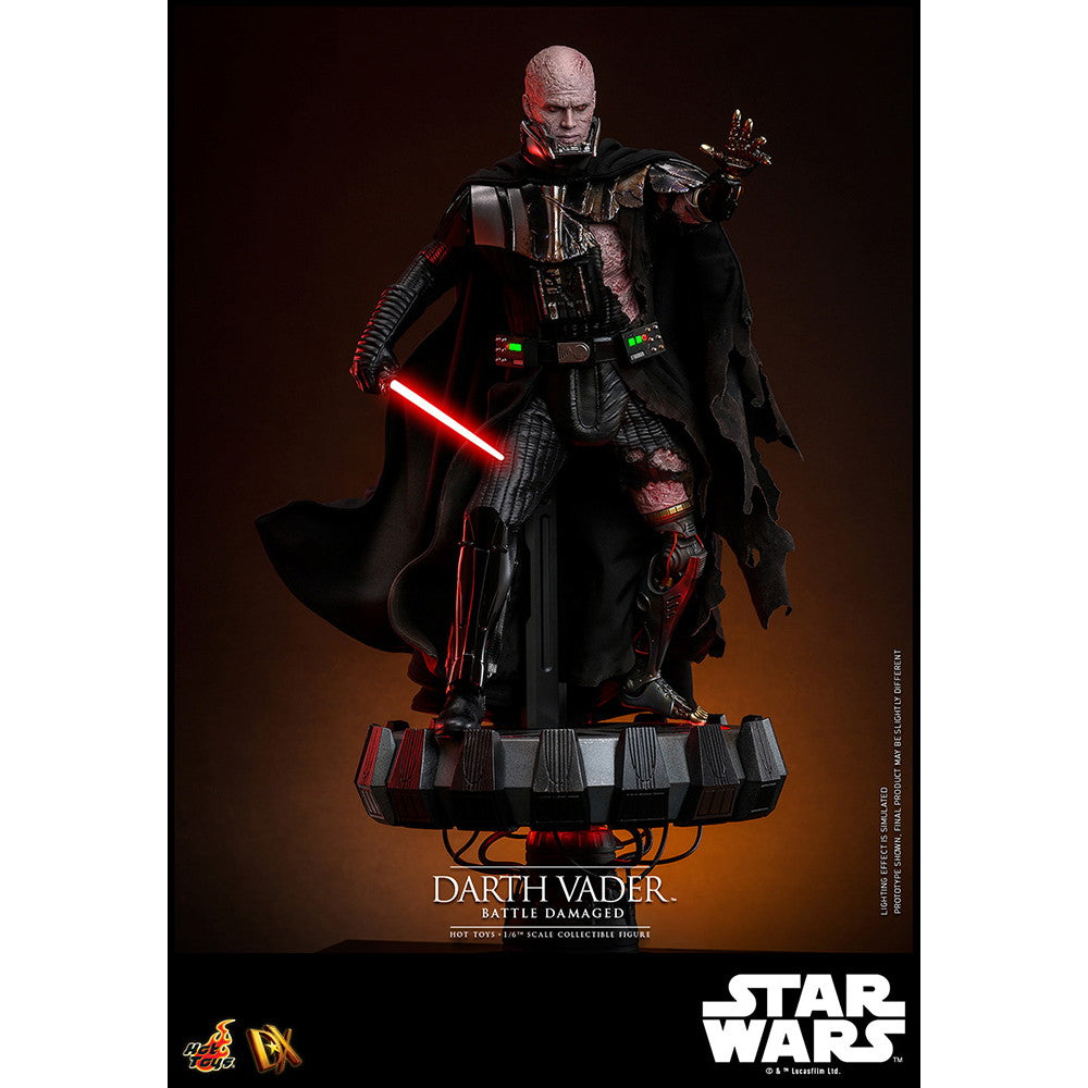 【予約安心出荷】[FIG] ムービー・マスターピース DX ダース・ベイダー(バトルダメージ) STAR WARS(スター・ウォーズ) 1/6 完成品  可動フィギュア(DX#44) ホットトイズ(2025年11月)