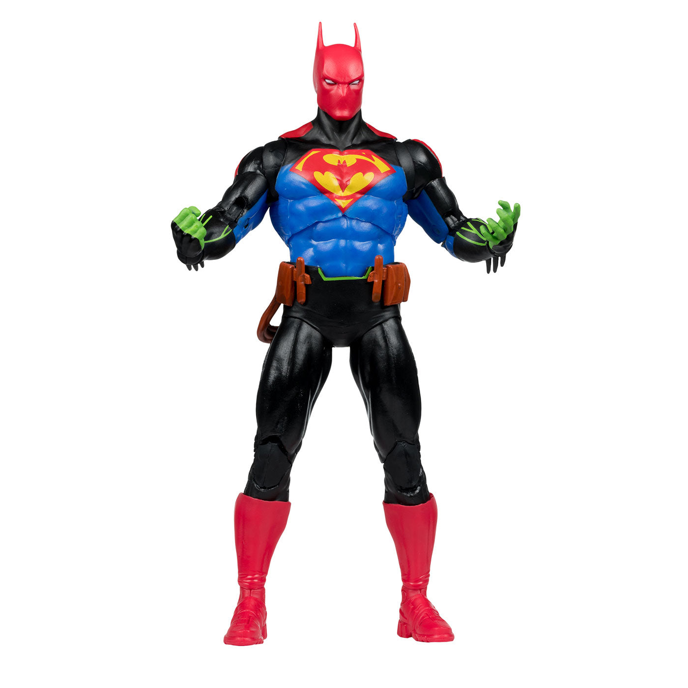 【新品即納】[FIG] DCマルチバース #289 バットマン/スーパーマン(フュージョン) [コミック/Batman/Superman: World's Finest] DCコミックス 完成品 7インチ・アクションフィギュア マクファーレン・トイズ(20240930)