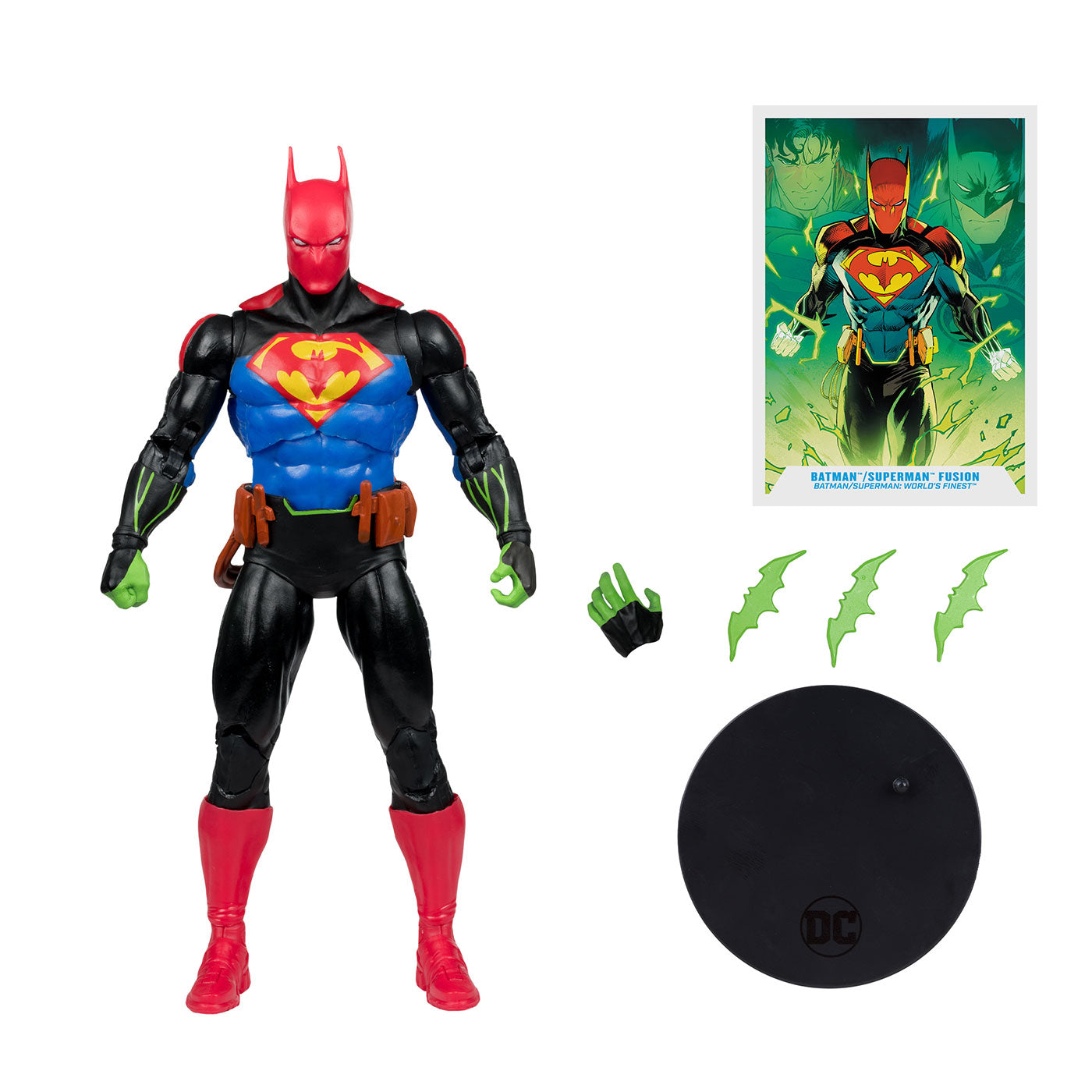 【新品即納】[FIG] DCマルチバース #289 バットマン/スーパーマン(フュージョン) [コミック/Batman/Superman: World's Finest] DCコミックス 完成品 7インチ・アクションフィギュア マクファーレン・トイズ(20240930)