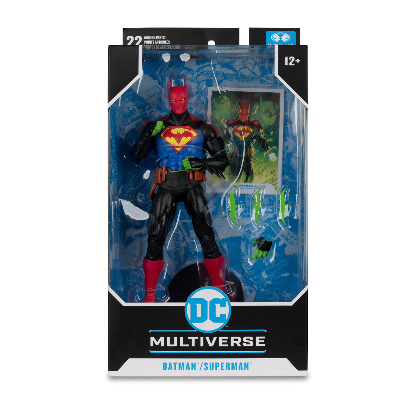 【新品即納】[FIG] DCマルチバース #289 バットマン/スーパーマン(フュージョン) [コミック/Batman/Superman: World's Finest] DCコミックス 完成品 7インチ・アクションフィギュア マクファーレン・トイズ(20240930)