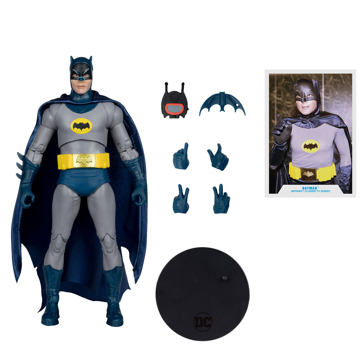 【新品即納】[FIG] DCマルチバース #291 バットマン[TVドラマ『バットマン 1966年TVシリーズ』] DCコミックス 完成品 7インチ・アクションフィギュア マクファーレン・トイズ(20240930)