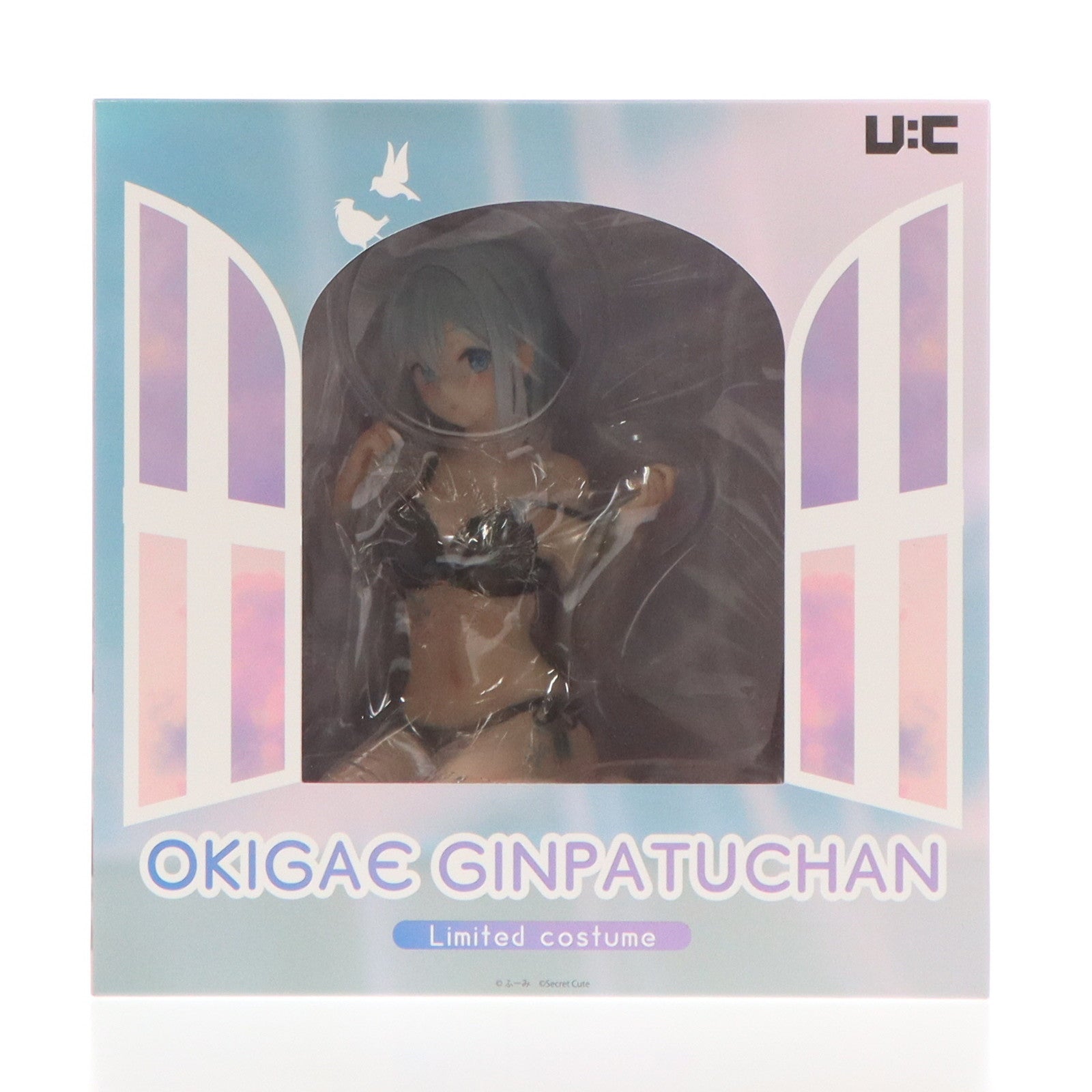 【新品即納】[FIG] ふーみイラスト『おきがえ銀髪ちゃん ～空色の朝～ 限定衣装ver.』 完成品 フィギュア ユニオンクリエイティブ(20250930)