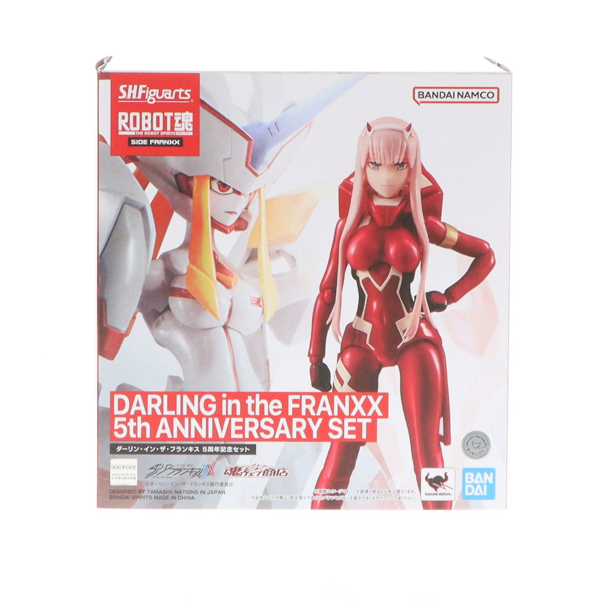 【中古即納】[FIG] S.H.Figuarts×ROBOT魂(フィギュアーツ) ダーリン・イン・ザ・フランキス 5周年記念セット 完成品 可動フィギュア バンダイスピリッツ(20240215)