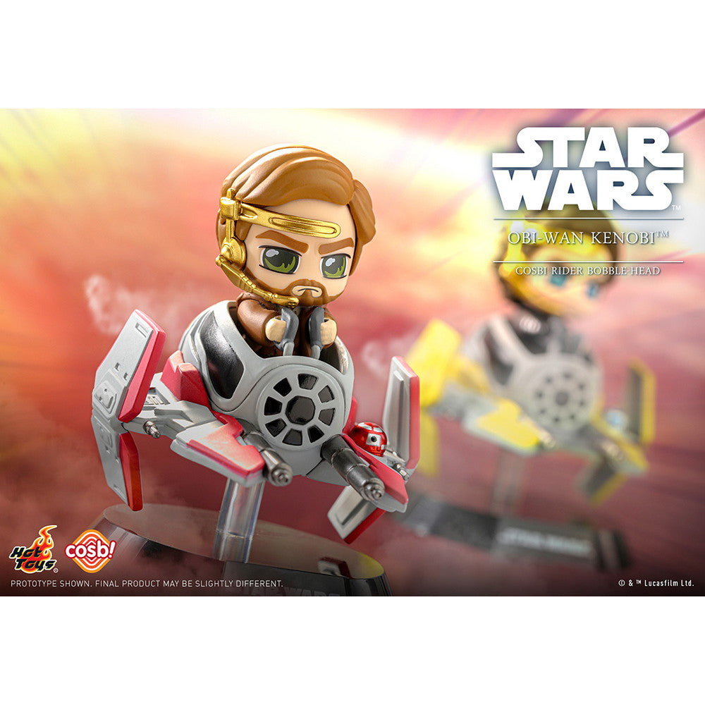 【中古即納】[FIG] Cosbi(コスビ) スター・ウォーズ・コレクション #035 オビ=ワン・ケノービ&ジェダイ・スターファイター[映画『スター・ウォーズ』] STAR WARS 完成品 フィギュア(CBX-SW#035) ホットトイズ(20241031)