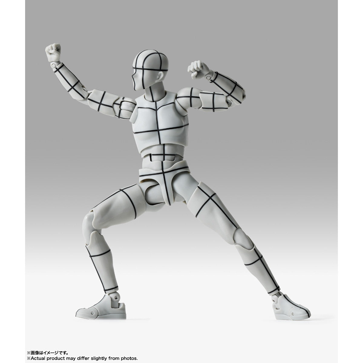 【予約安心出荷】[FIG]S.H.Figuarts(フィギュアーツ) ボディくん -スポーツ- Edition -ワイヤーフレーム-(Gray Color Ver.) ボディくん/ボディちゃんシリーズ 完成品 可動フィギュア バンダイスピリッツ(2025年1月)