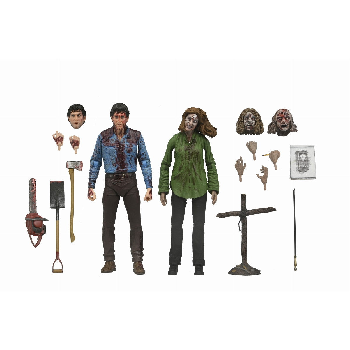 【新品即納】[FIG] ブラッディ・アッシュ・ウィリアムズ&シェリル・ウィリアムズ 死霊のはらわた 完成品 アルティメット 7インチ アクションフィギュア 2PK ネカ(20250828)