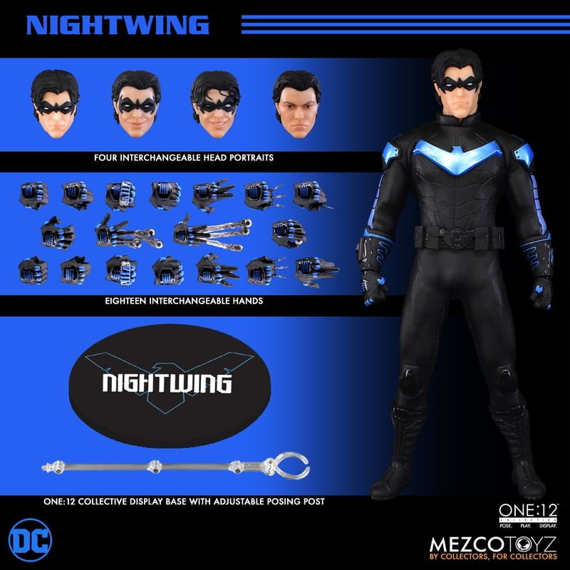 【新品即納】[FIG] ワン12コレクティブ ナイトウィング DCコミックス 1/12 完成品 アクションフィギュア メズコトイズ(20250430)