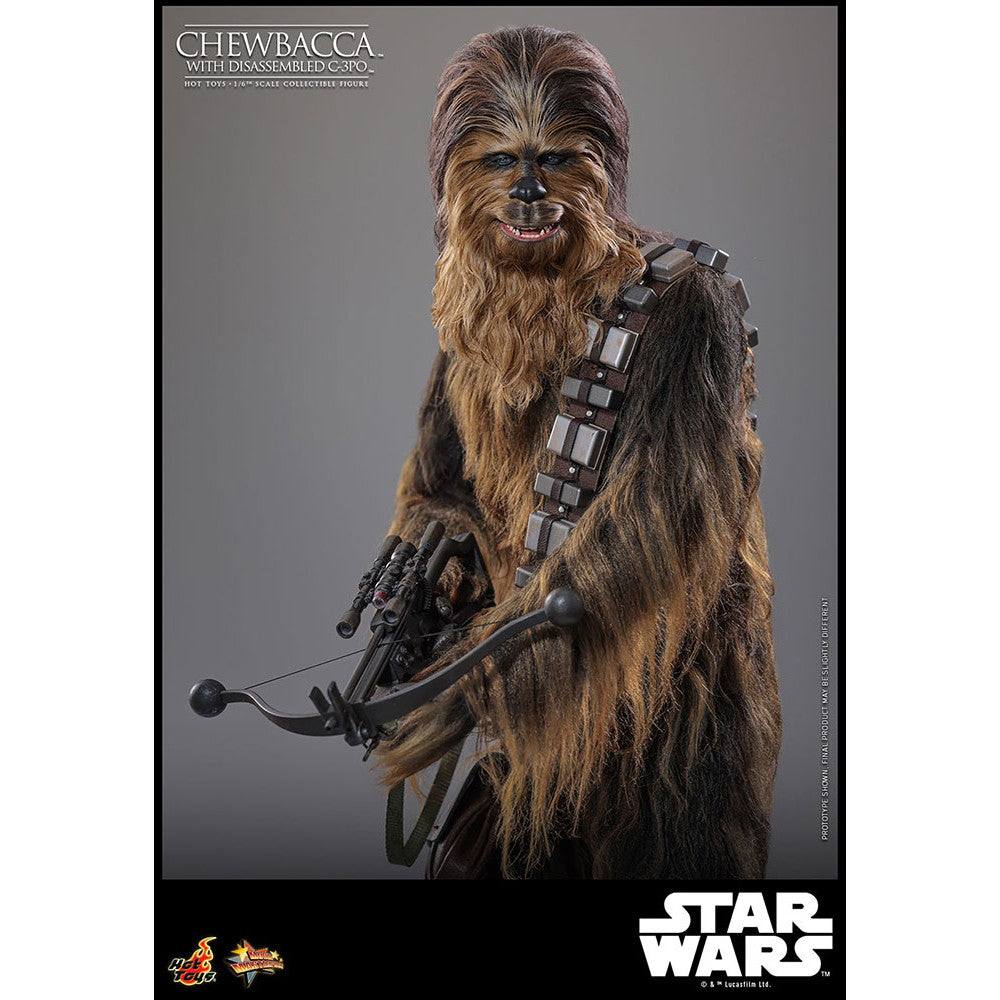 【新品即納】[FIG] ムービー・マスターピース チューバッカ&C-3PO(分解) STAR WARS(スター・ウォーズ) エピソード5/帝国の逆襲 1/6 完成品 可動フィギュア(MM#766) ホットトイズ(20250831)