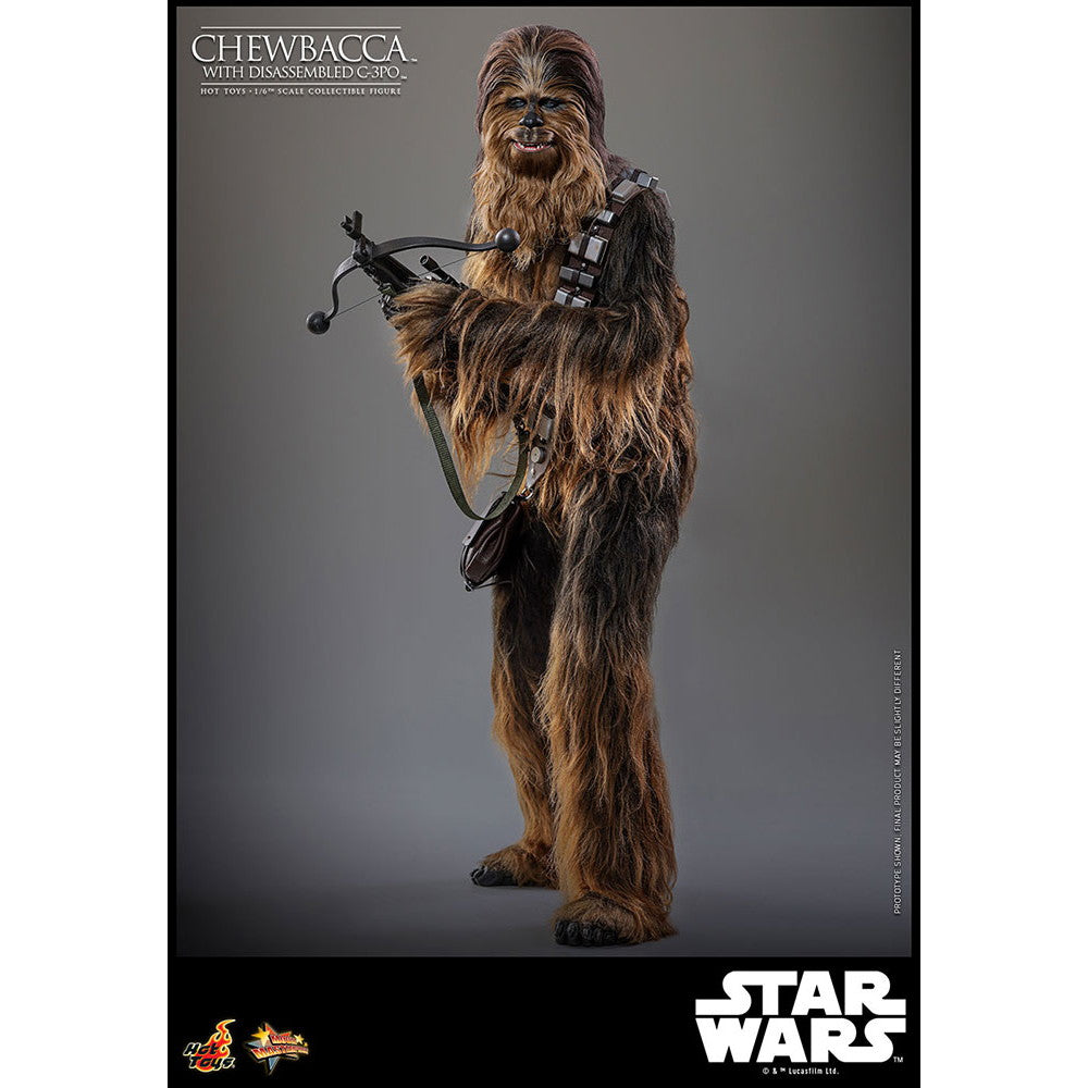 【新品即納】[FIG] ムービー・マスターピース チューバッカ&C-3PO(分解) STAR WARS(スター・ウォーズ) エピソード5/帝国の逆襲 1/6 完成品 可動フィギュア(MM#766) ホットトイズ(20250831)