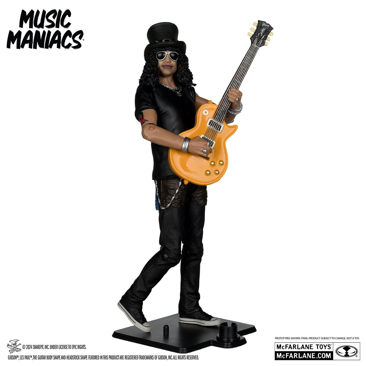 【新品即納】[FIG] ミュージック・マニアックス スラッシュ ロック 完成品 6インチ・アクションフィギュア マクファーレン・トイズ(20241002)