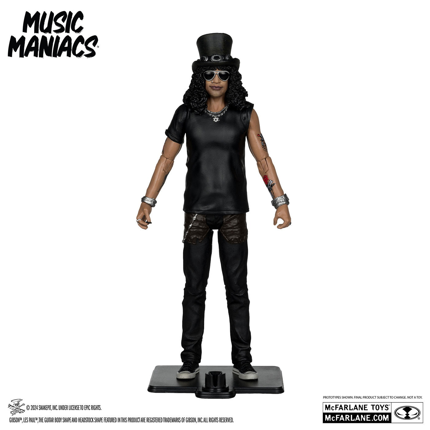 【新品即納】[FIG] ミュージック・マニアックス スラッシュ ロック 完成品 6インチ・アクションフィギュア マクファーレン・トイズ(20241002)
