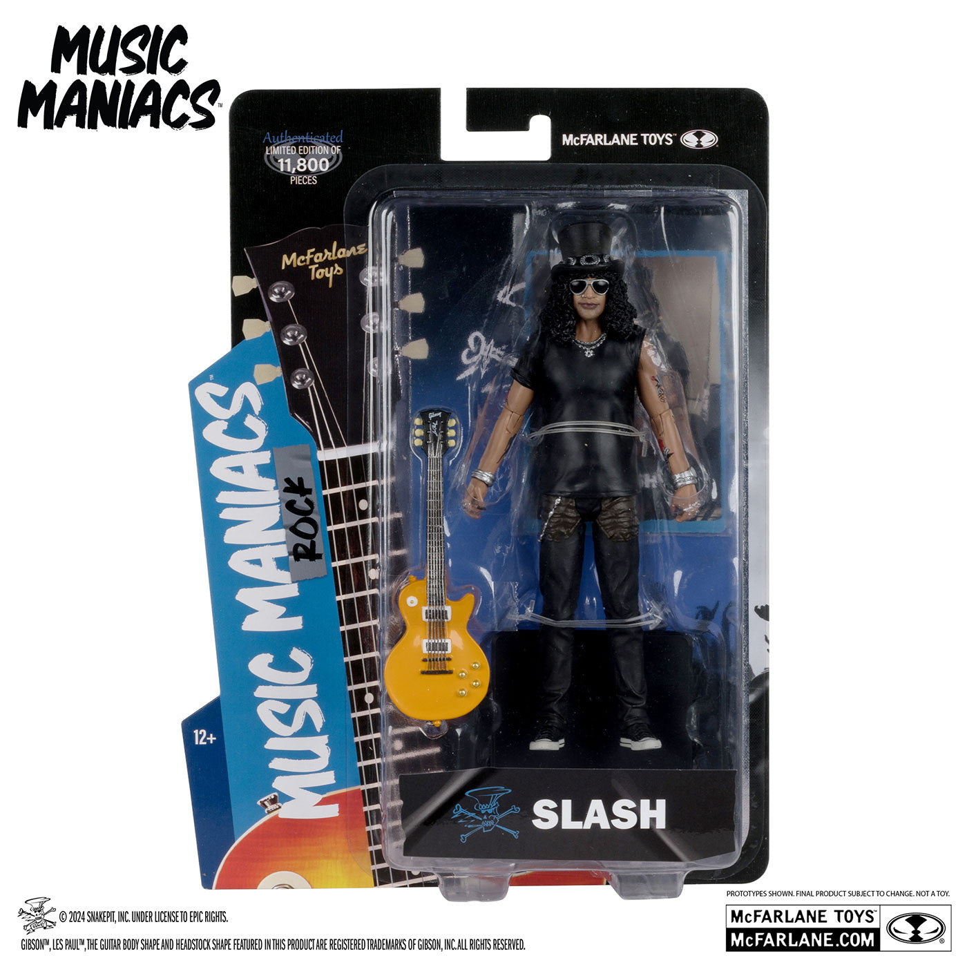 【新品即納】[FIG] ミュージック・マニアックス スラッシュ ロック 完成品 6インチ・アクションフィギュア マクファーレン・トイズ(20241002)