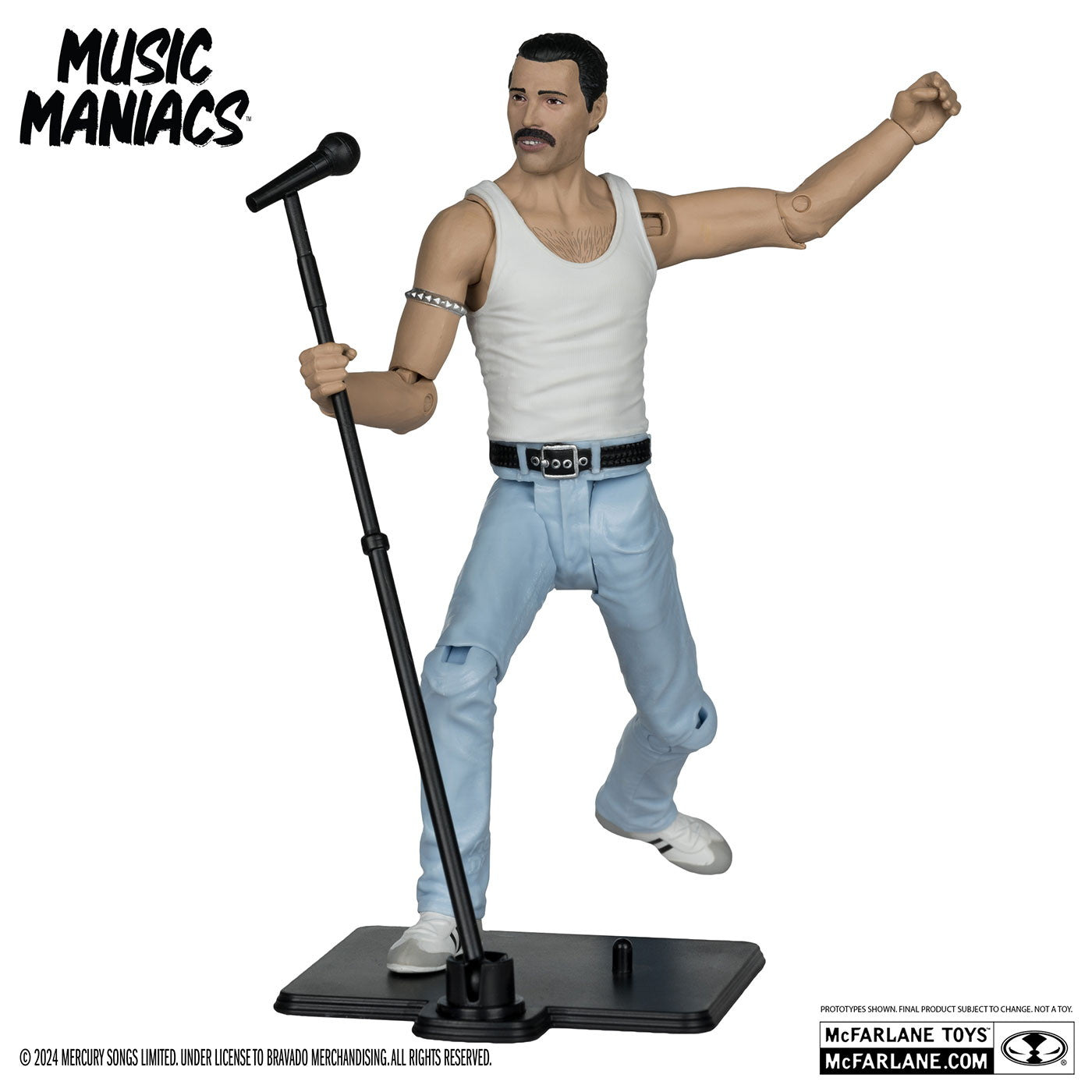 【新品即納】[FIG] ミュージック・マニアックス フレディ・マーキュリー ロック 完成品 6インチ・アクションフィギュア マクファーレン・トイズ(20240930)