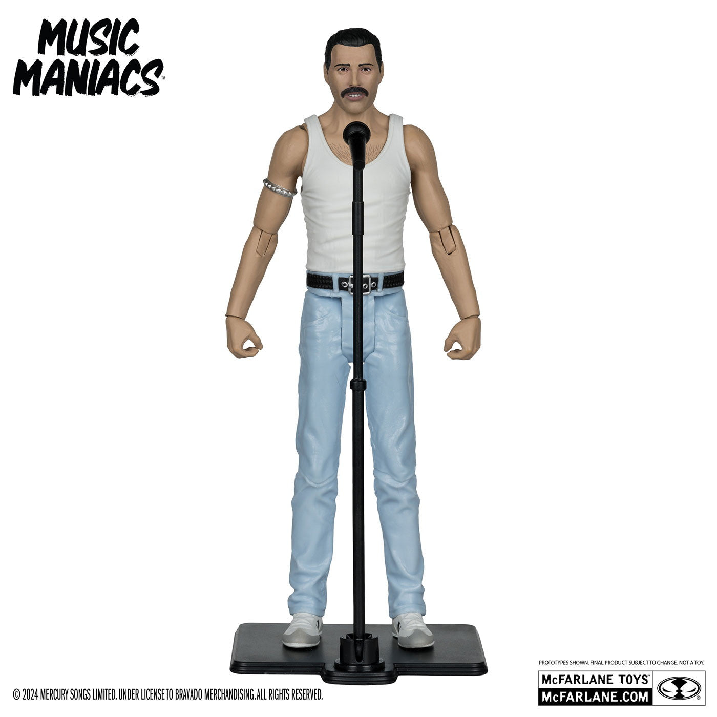 【新品即納】[FIG] ミュージック・マニアックス フレディ・マーキュリー ロック 完成品 6インチ・アクションフィギュア マクファーレン・トイズ(20240930)