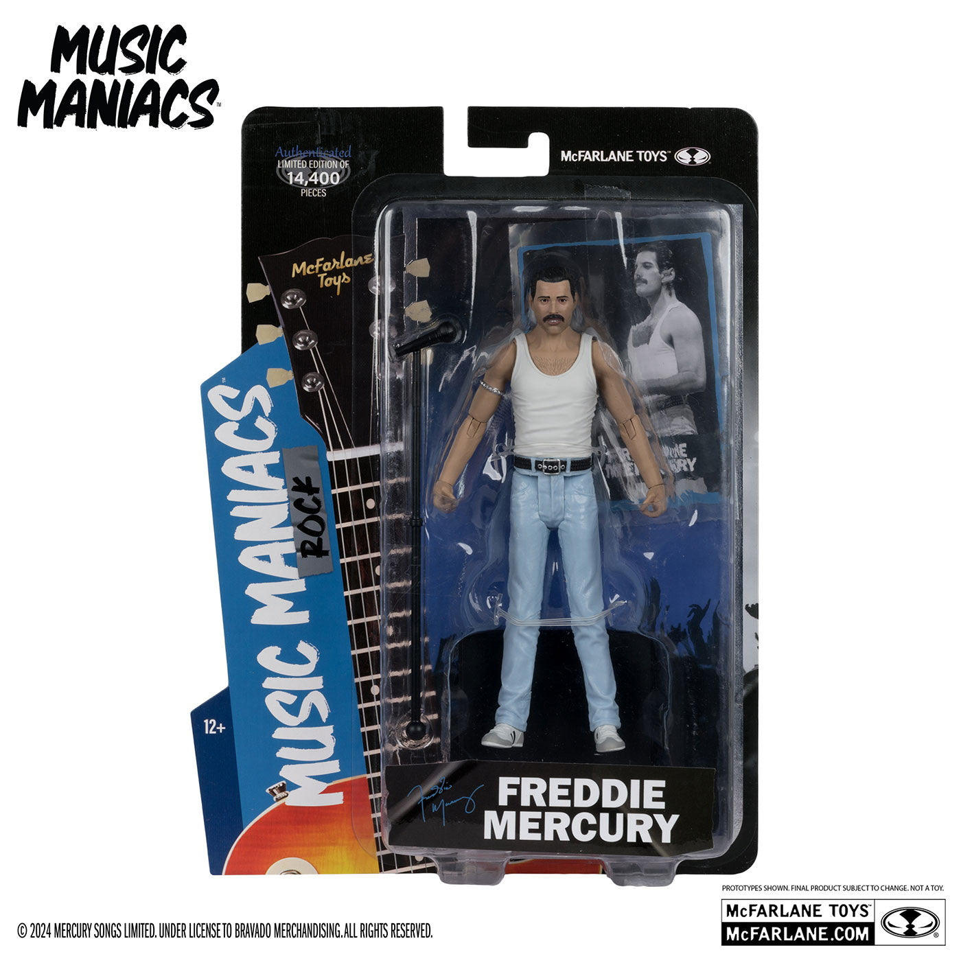 【新品即納】[FIG] ミュージック・マニアックス フレディ・マーキュリー ロック 完成品 6インチ・アクションフィギュア マクファーレン・トイズ(20240930)