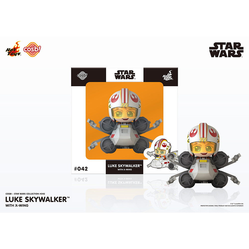 【新品】【お取り寄せ】[FIG] Cosbi(コスビ) スター・ウォーズ・コレクション #042 ルーク・スカイウォーカー&Xウイング[映画『スター・ウォーズ』] STAR WARS 完成品 フィギュア(CBX-SW#042) ホットトイズ(20241031)