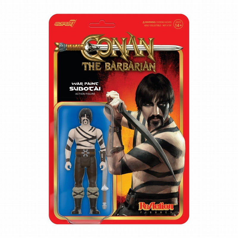 【新品即納】[FIG] リ・アクション サボタイ(ウォーペイント ver.) コナン・ザ・グレート 完成品 可動フィギュア スーパー7(20241114)
